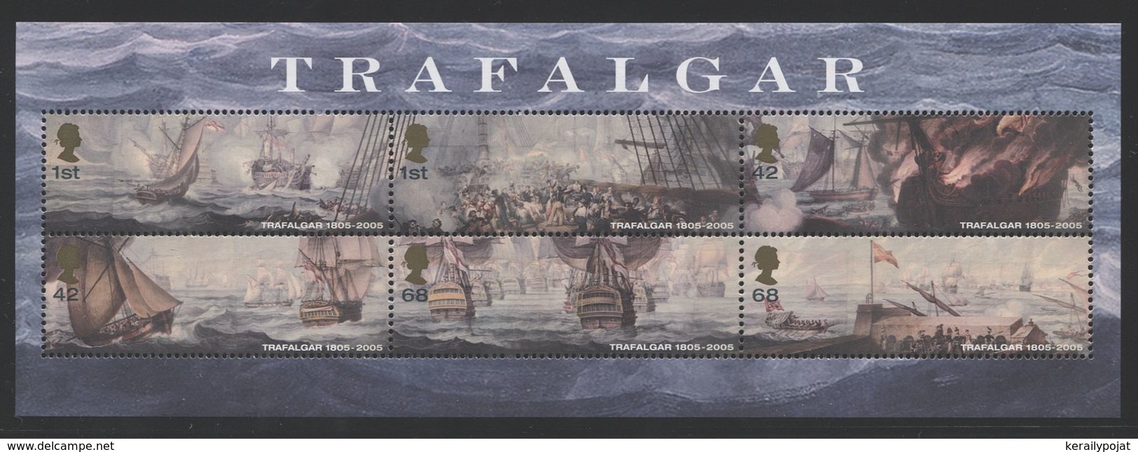 Great Britain - 2005 Battle Of Trafalgar Block MNH__(THB-4371) - Hojas Bloque