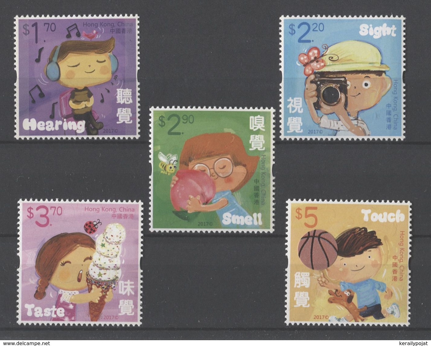 Hong Kong - 2017 The Five Senses MNH__(TH-18593) - Unused Stamps