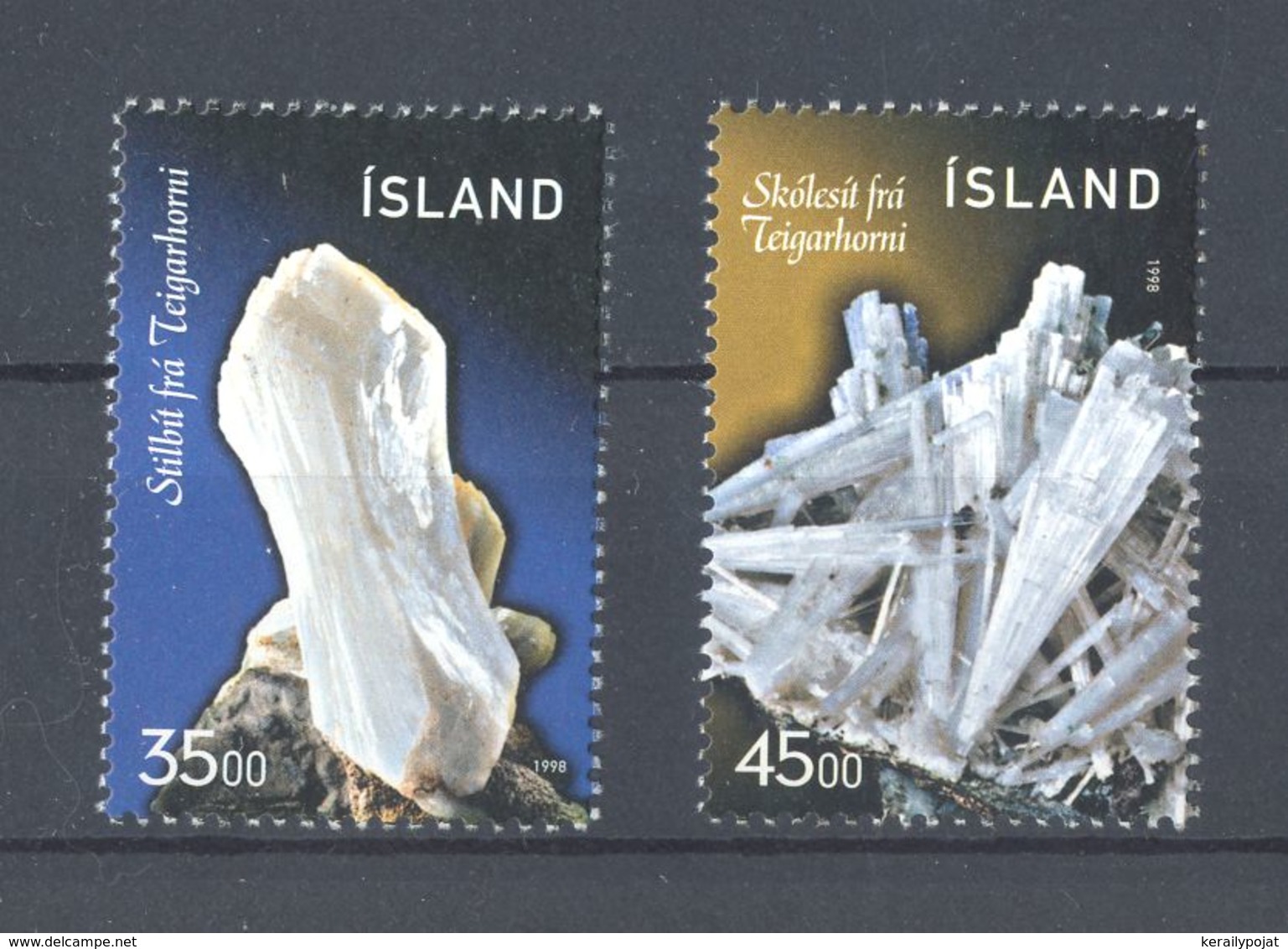 Iceland - 1998 Minerals MNH__(TH-2496) - Unused Stamps