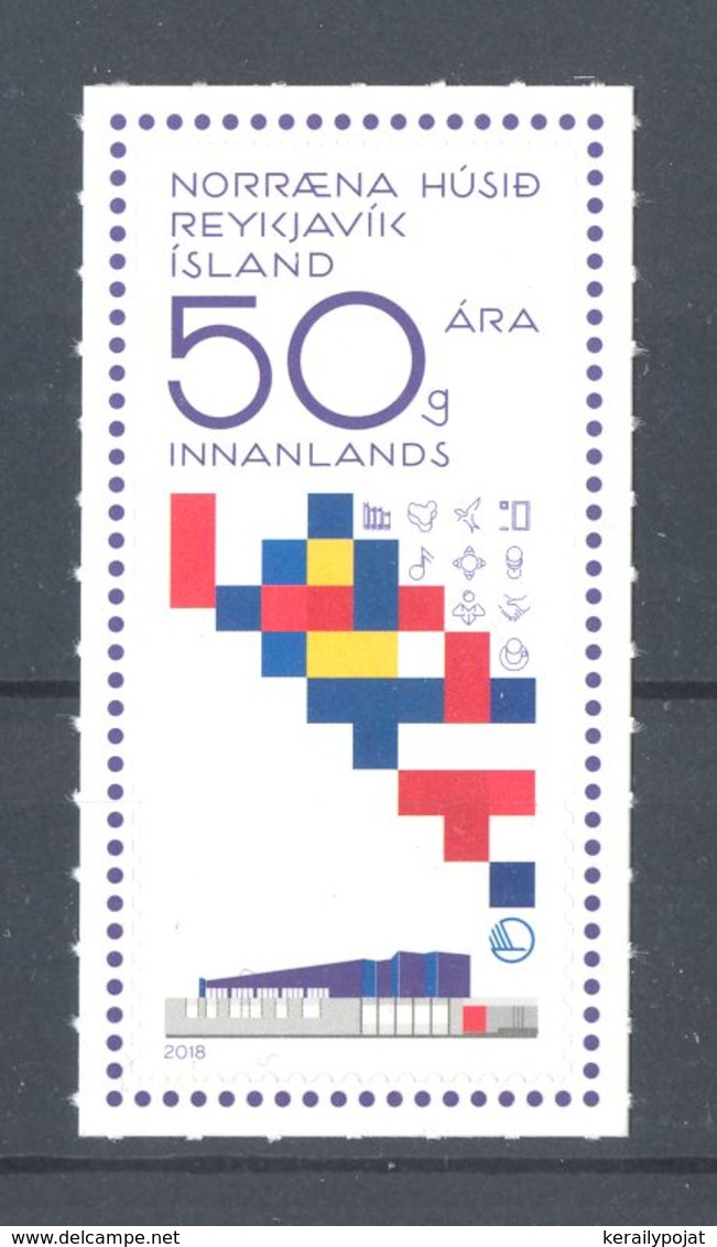 Iceland - 2018 50 Years Nordic House MNH__(TH-3634) - Unused Stamps