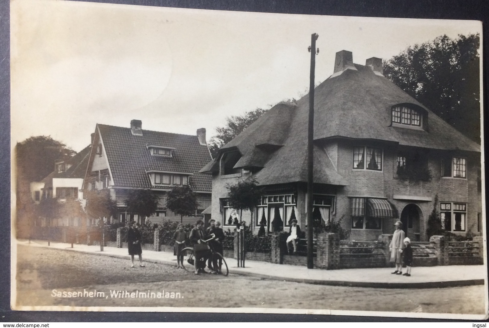 Netherlands..... Olanda,...Sassenheim...Wilhelminalaan.......1930 - Sassenheim