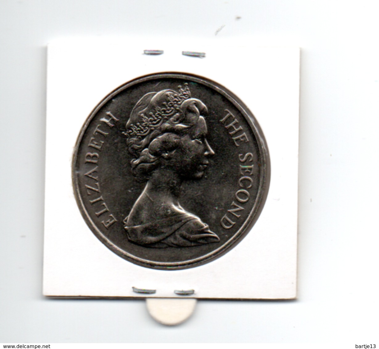 SINT HELENA 25 PENCE 1973 TERCENTENARY - St. Helena