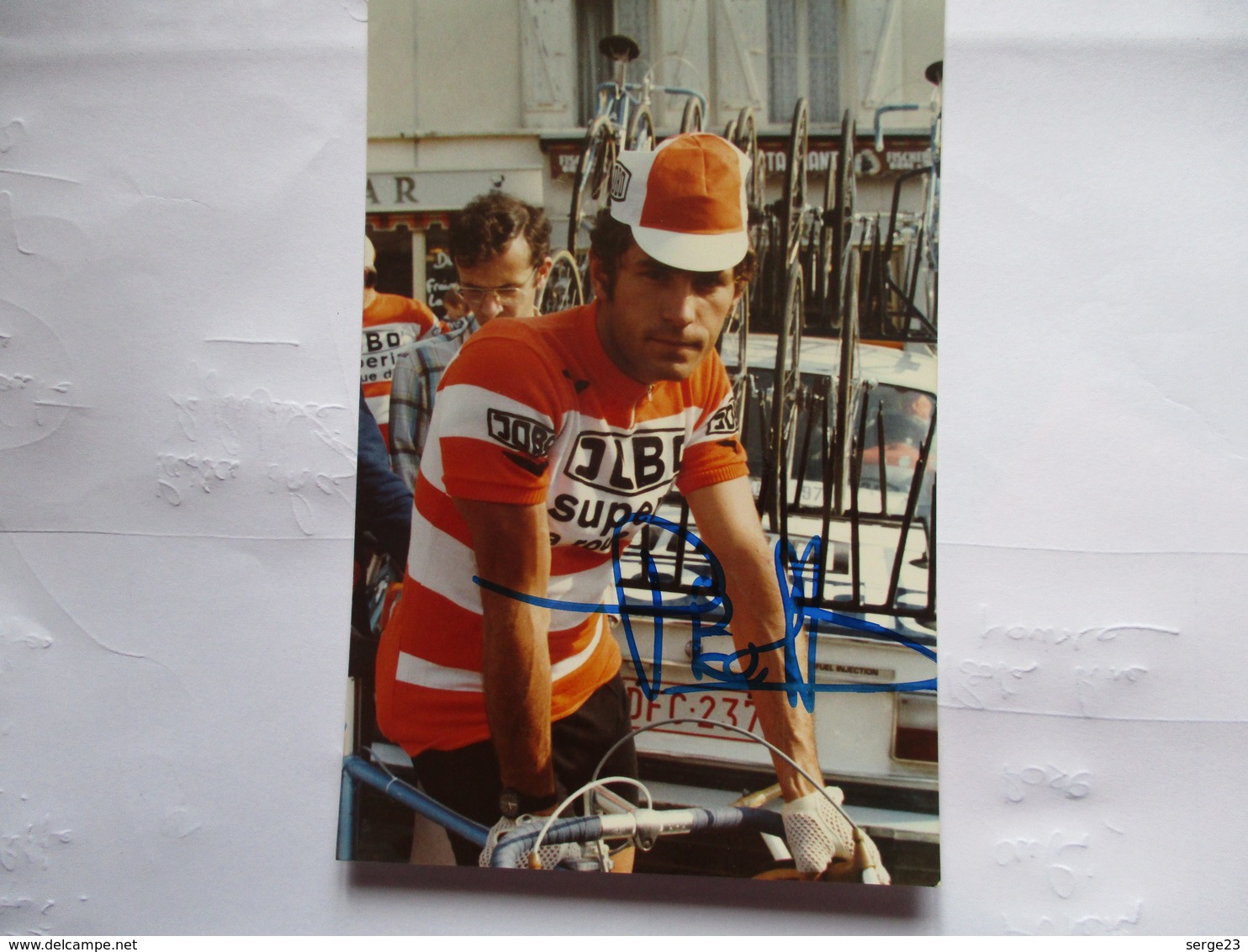 Cyclisme Photo Signee Thierry Bolle Equipe Jobo - Cycling