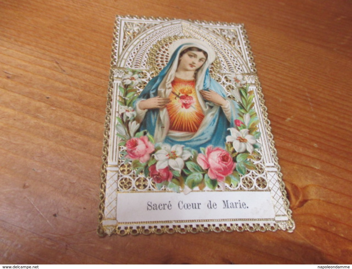 Holy Card Lace, Kanten Prentje, - Images Religieuses