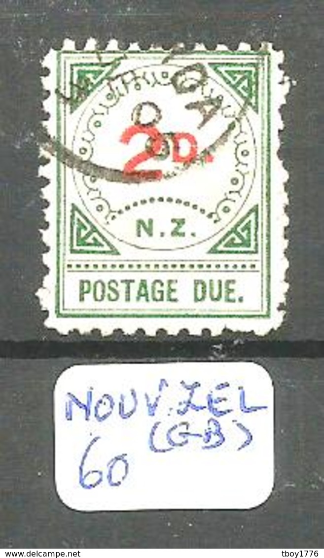 NOUV ZEL (GB) YT 30 II B En Obl - Portomarken