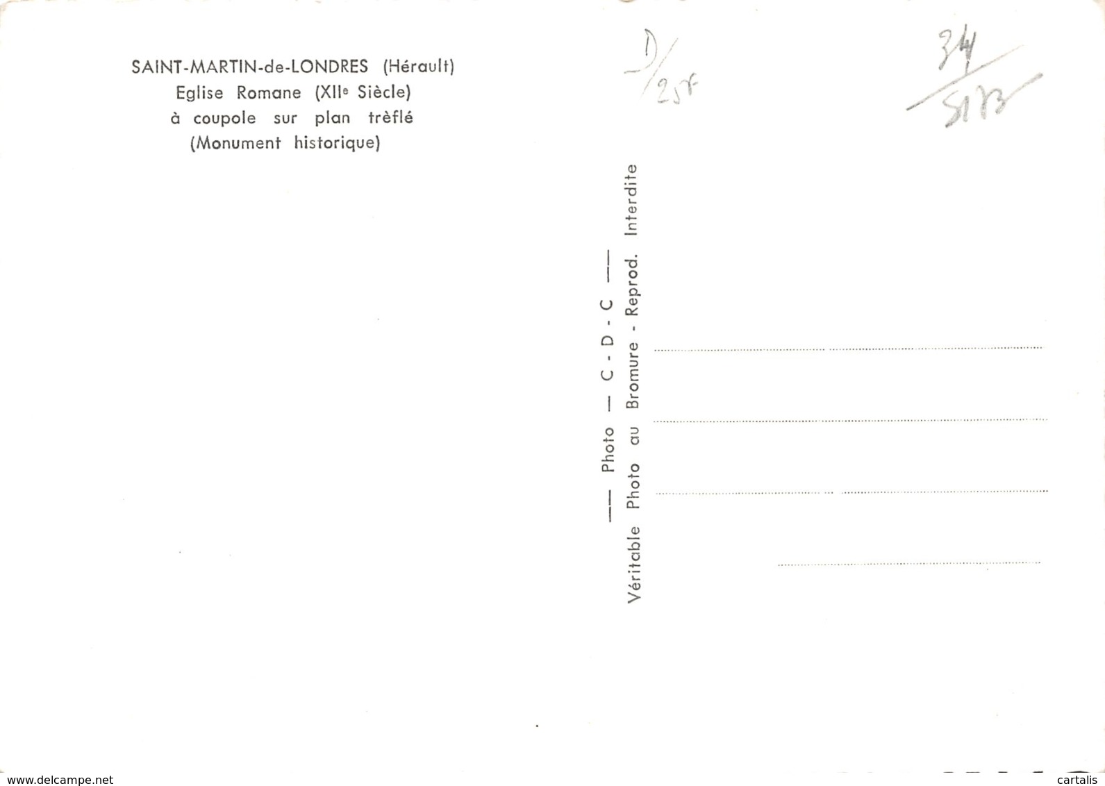 34-SAINT MARTIN DE LONDRES-N°3720-C/0351 - Andere & Zonder Classificatie