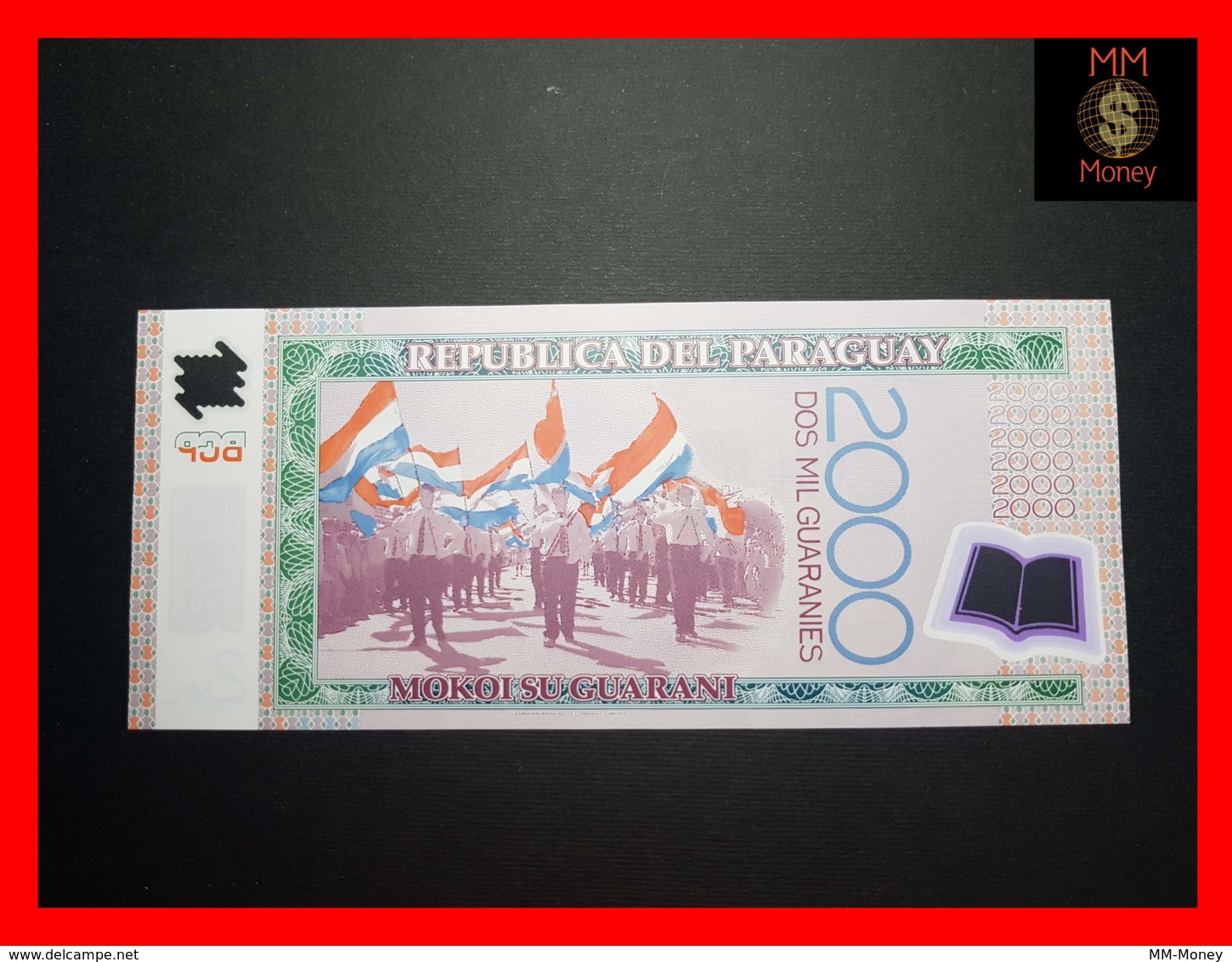 PARAGUAY 2.000 2000 Guaranies 2011  P. 228 C  Polymer UNC - Paraguay