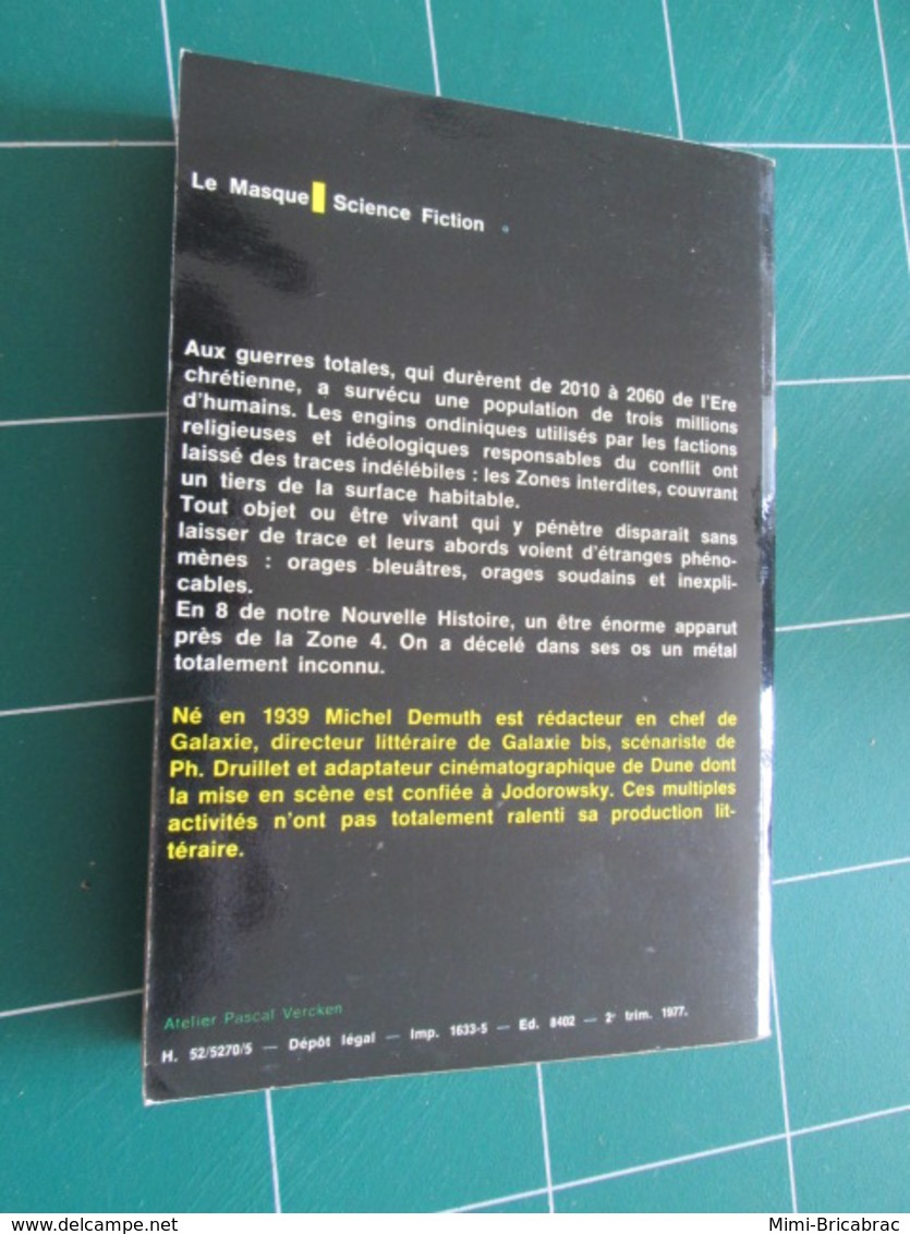 AVICOV Livre SF SCIENCE-FICTION / LE MASQUE N° 59 / MICHEL DEMUTH / LA CLE DES ETOILES - Le Masque SF