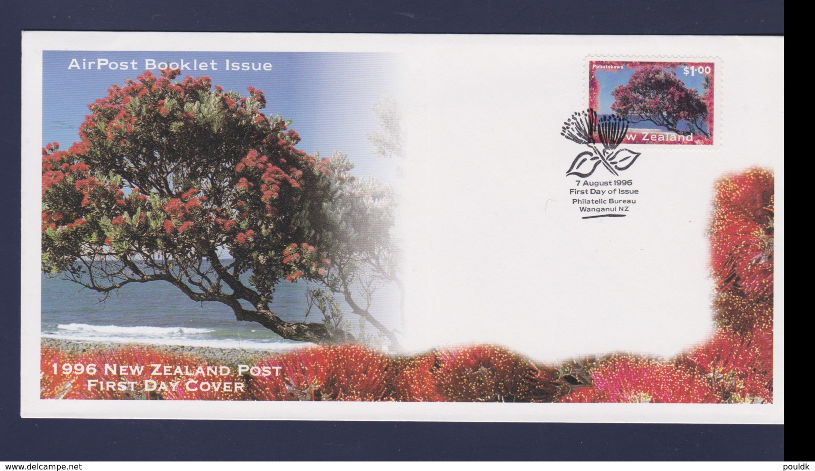 New Zealand FDC 1996 AirPost Booklet Issue  (NB**LAR9-88) - FDC