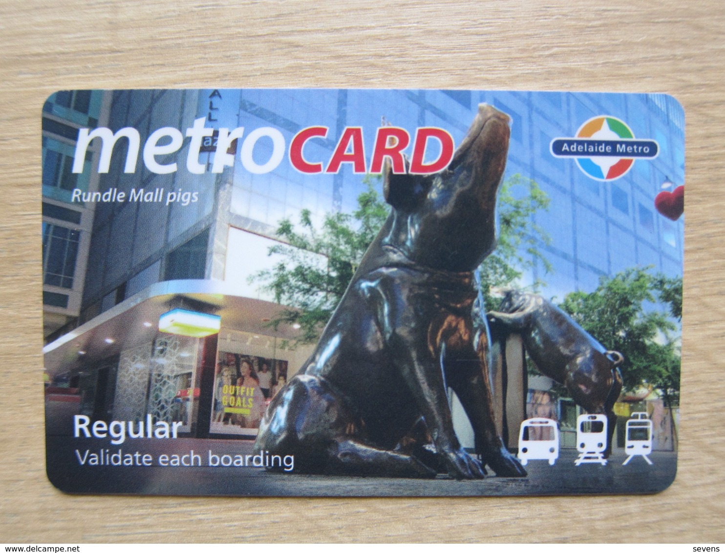 Adelaide Metro Regular Card,Rundle Mall Pigs - Sin Clasificación