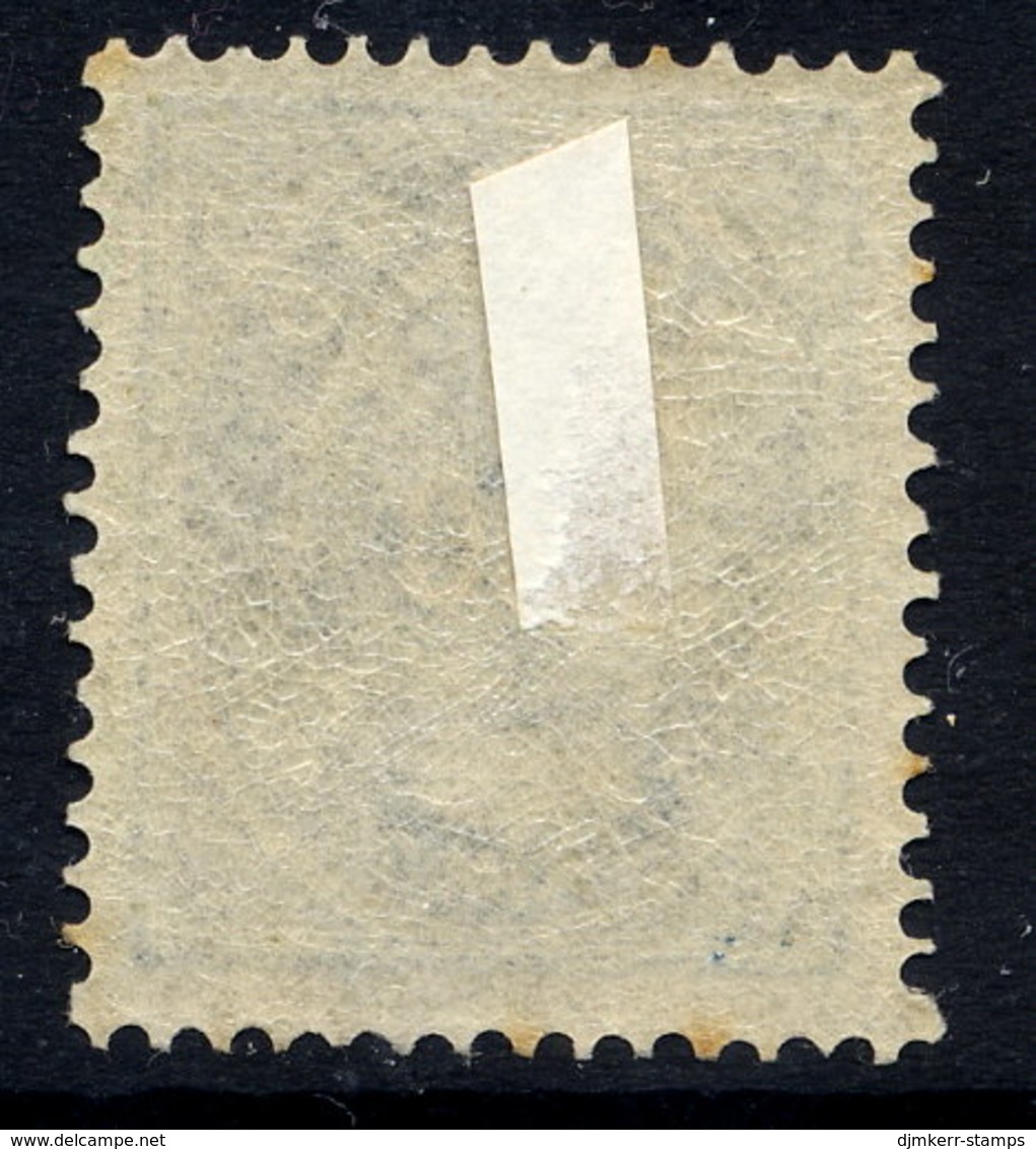 ICELAND 1891 20 Aurar Greenish-blue Perforated 14 X 13½ MH / *.  Michel 14Aa - Nuevos