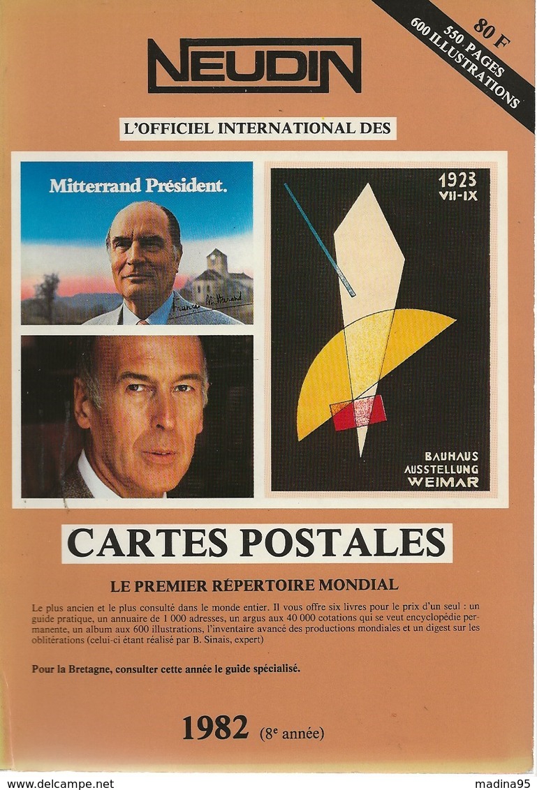 Neudin 1982, L'officiel International Des Cartes Postales, TB - Bücher & Kataloge