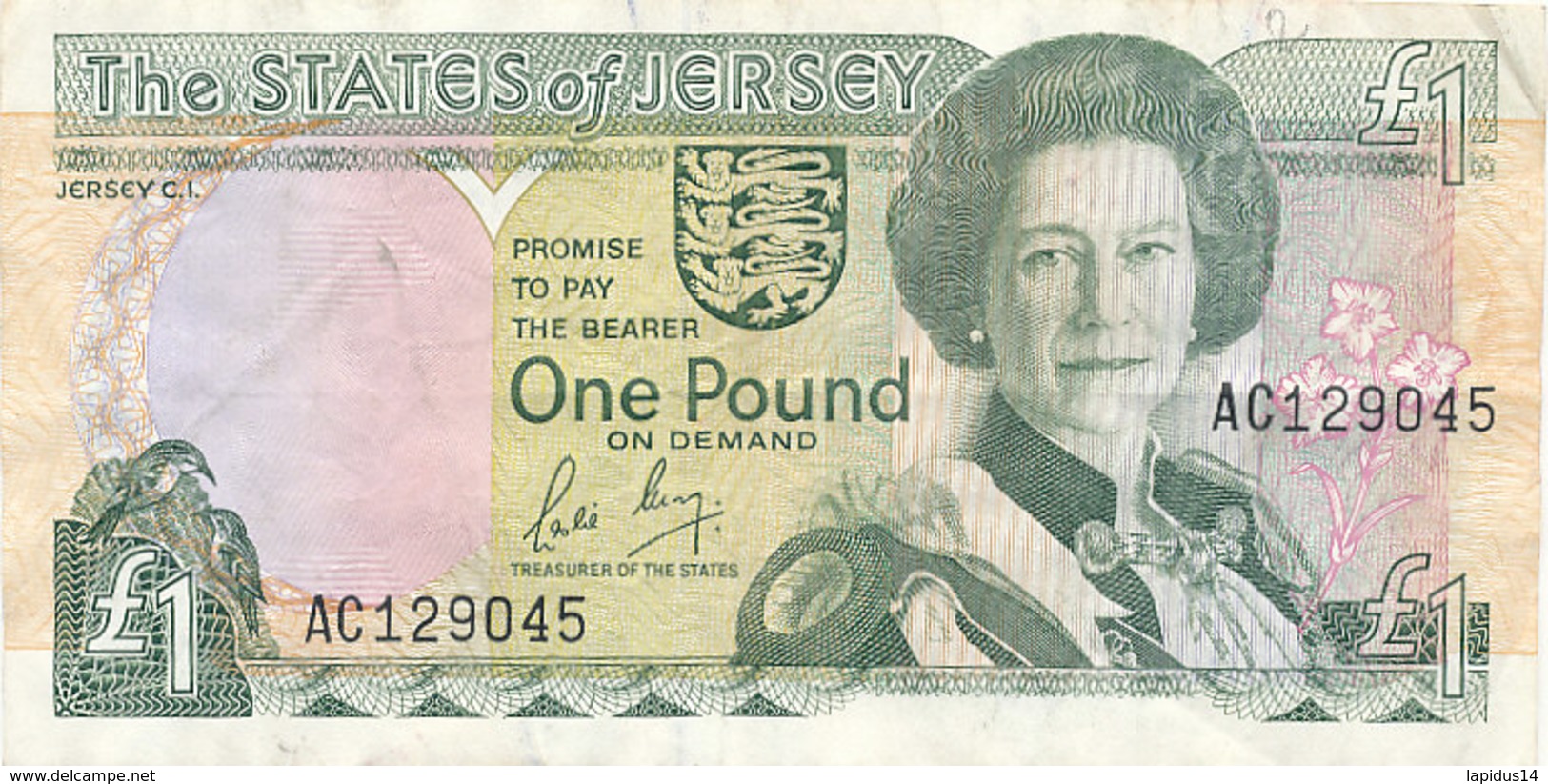 BILLET -   JERSEY  - THE STATES OF JERSEY  ONE POUND - Jersey