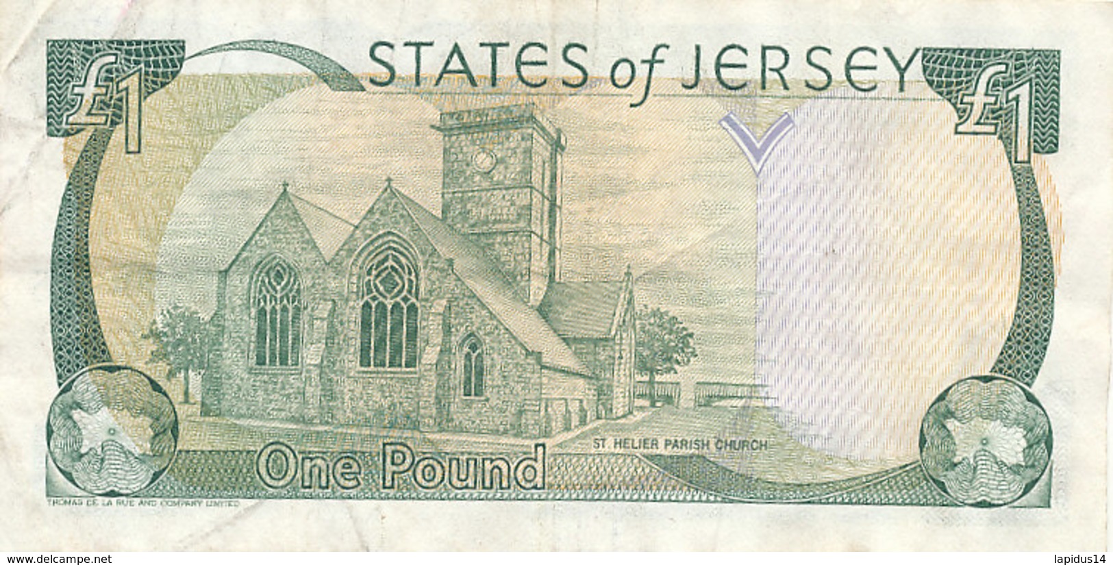 BILLET -   JERSEY  - THE STATES OF JERSEY  ONE POUND - Jersey