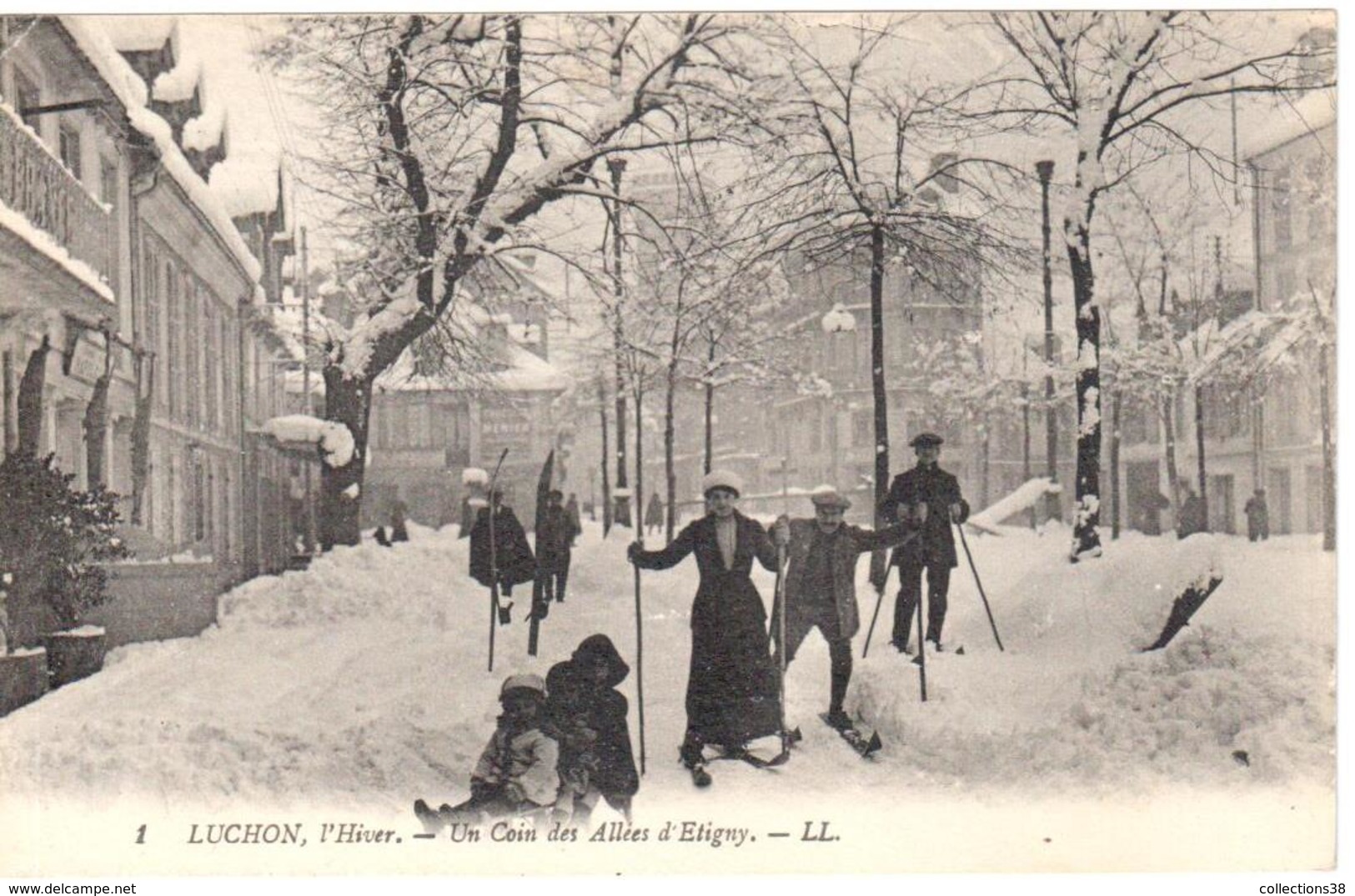 Luchon, L'Hiver - Un Coin Des Allées D'Etigny - Luchon