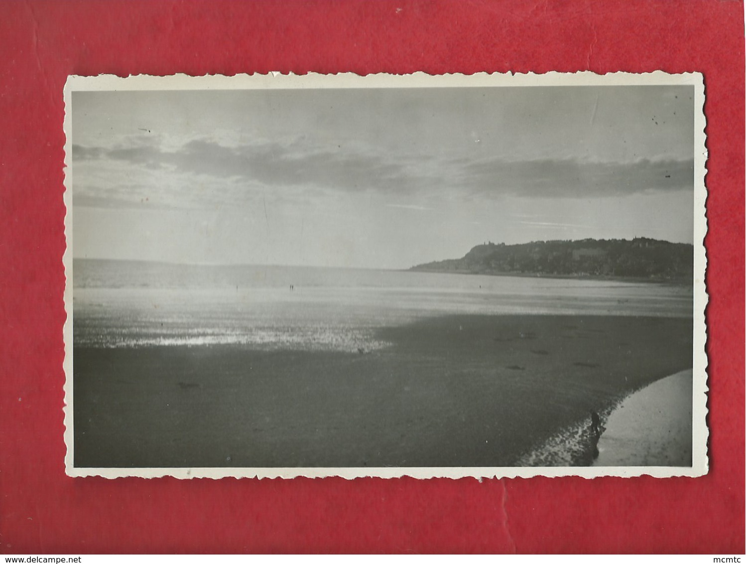 Photo - écrit Au Verso : Le Havre - Contre Jour Sur Le Cap De La Hève - Cap De La Hève