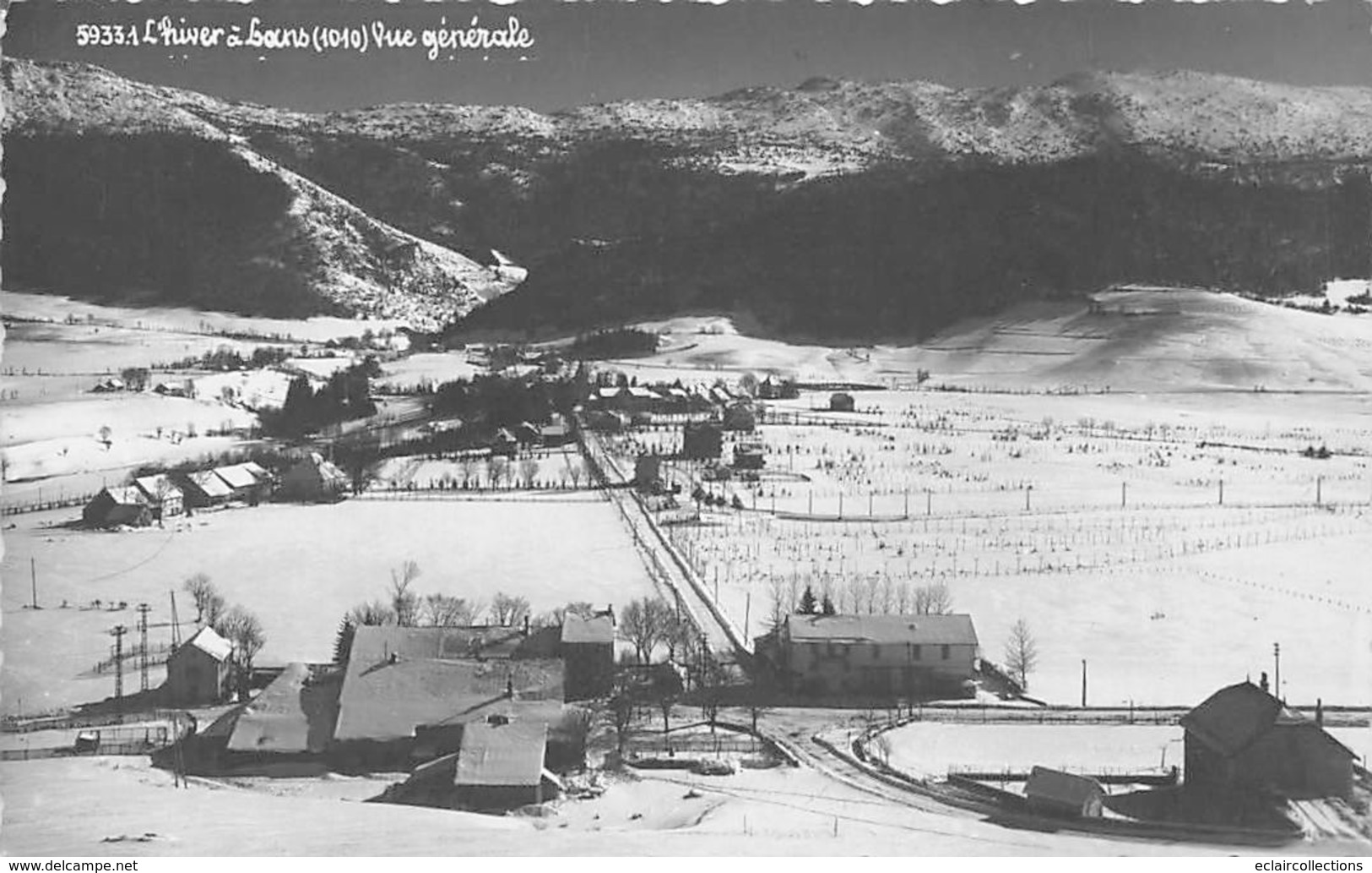 Lans En Vercors        38        Vue Générale En Hiver    (voir Scan) - Sonstige & Ohne Zuordnung