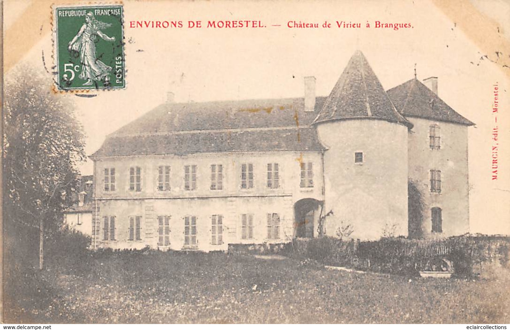 Brangues             38          Château De Virieu        (voir Scan) - Brangues