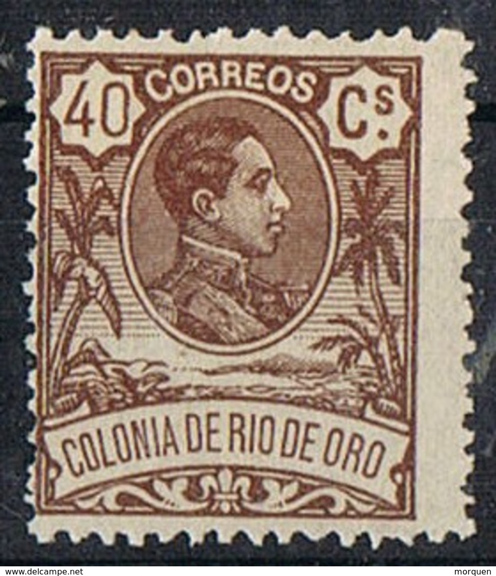 Sello 40 Cts 1909. Colonia Española RIO De ORO, Num 49 ** - Rio De Oro