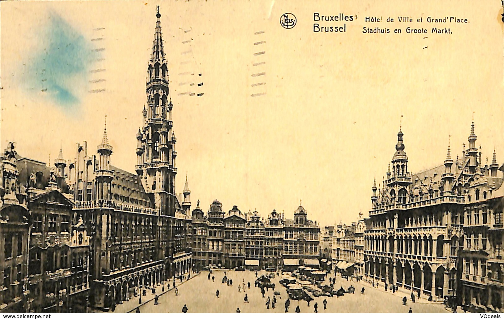 027 692 - CPA - Belgique - Brussels - Bruxelles - Hôtel De Ville Et Grand'Place - Squares