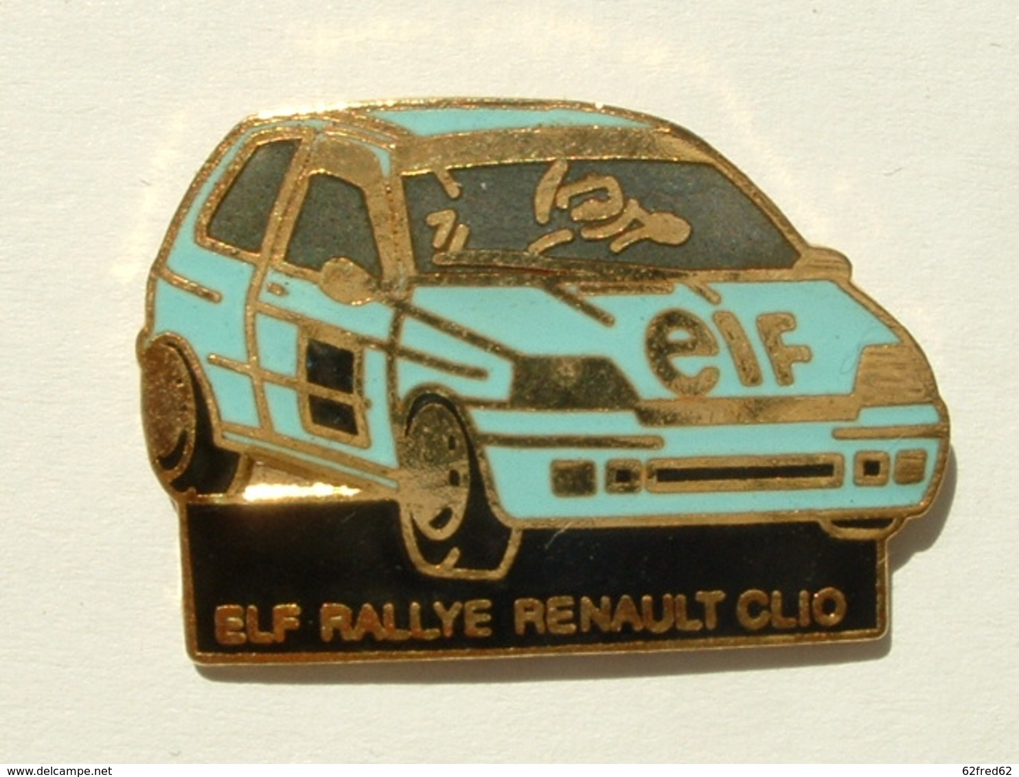 PIN'S ELF RALLYE  RENAULT CLIO - Renault