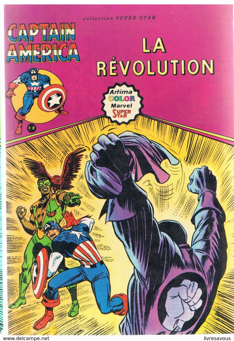 Album Capitain America N°8  1er Trimestre 1980 Artima COLOR Marvel Super Star - Captain America