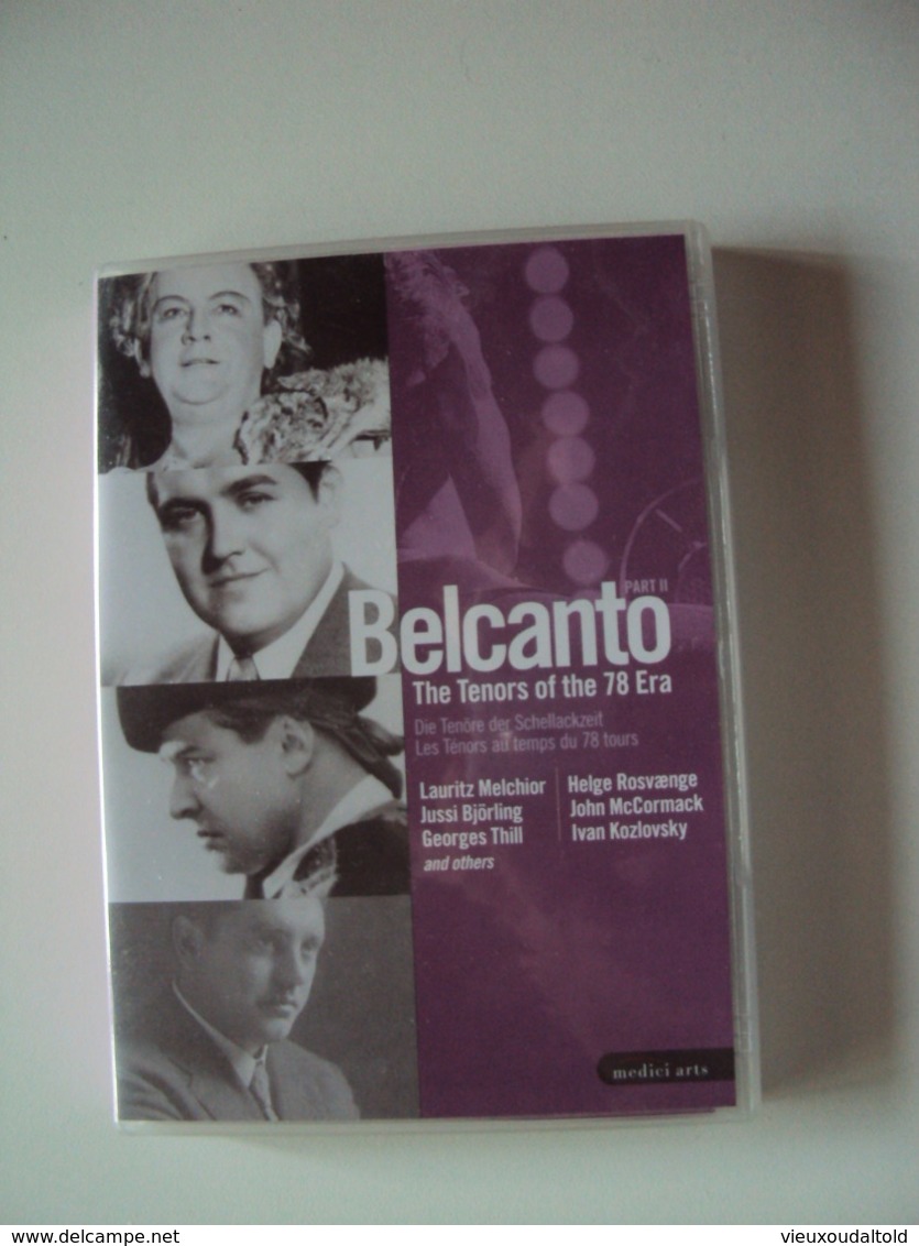 BELCANTO  The Tenors Of The 78 Era - Concert & Music