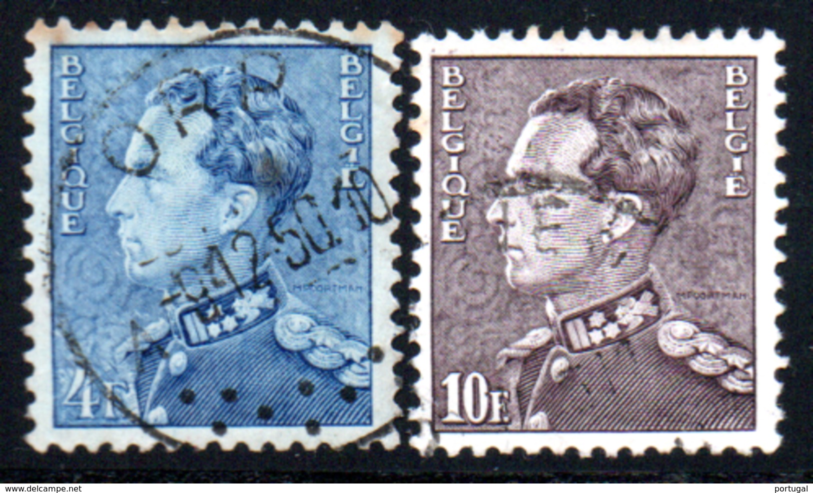 Belgique - N° 434,833 - 1936 - 1950 - Oblitérés