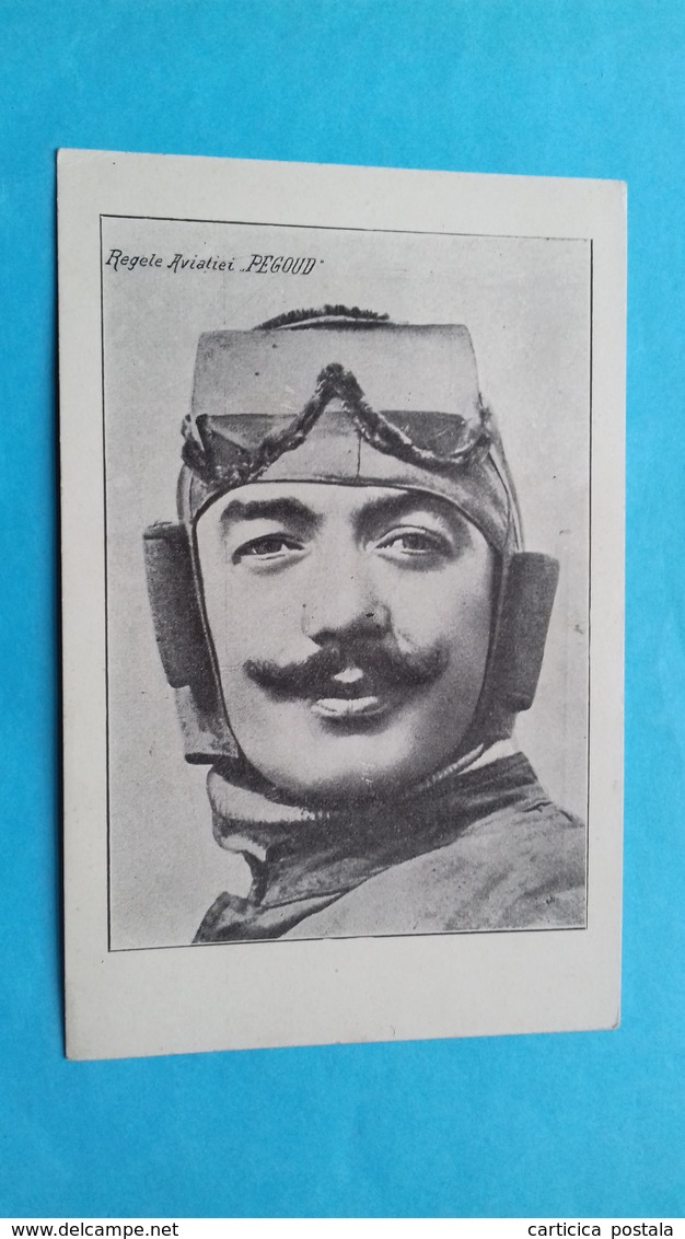 Romania Rumanie Bucuresti Aviatie Aviator Pegoud Copy - Romania