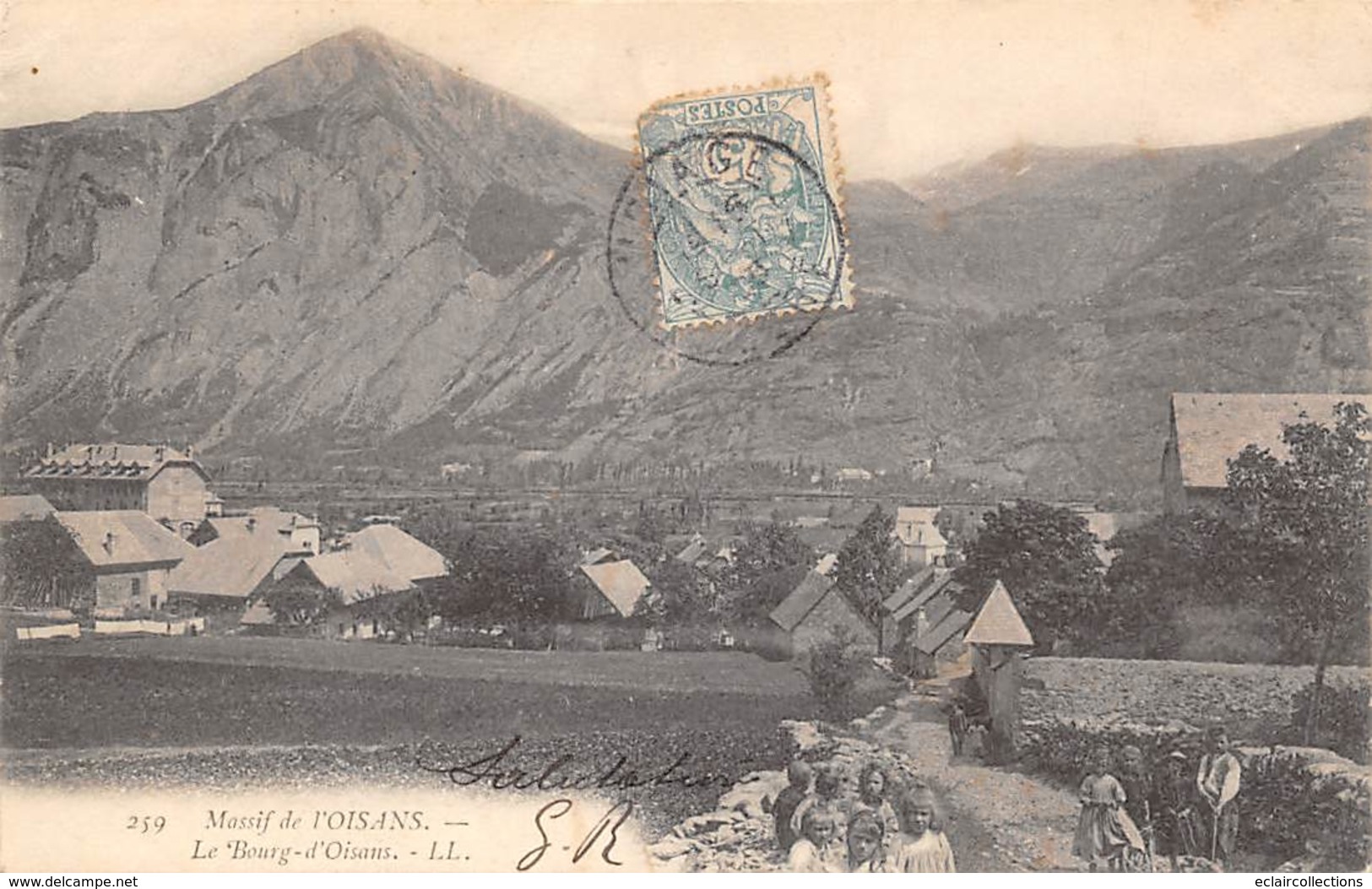 Le Bourg D'Oisans          38        Village Et Vue Sur Le Massif      (voir Scan) - Other & Unclassified