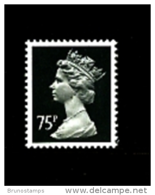 GREAT BRITAIN - 1988  MACHIN  75p.  NO PHOSPHOR  MINT NH  SG  X1023a - Machins