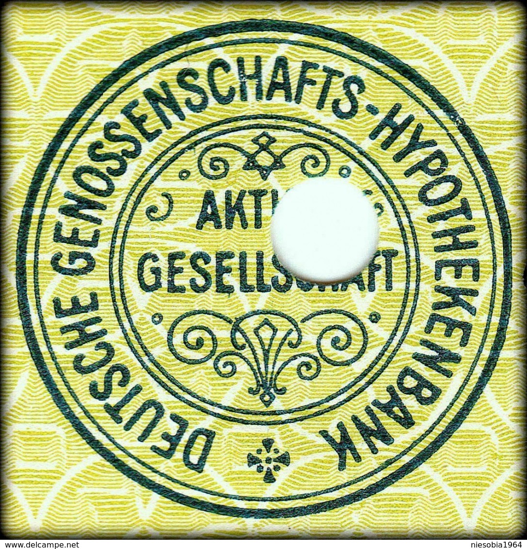 8% Hypothekenpfandbrief 1000 Gold Mark - Berlin 1924 - Weimar Republic Nr 0322 - Vintage Germany stock bond