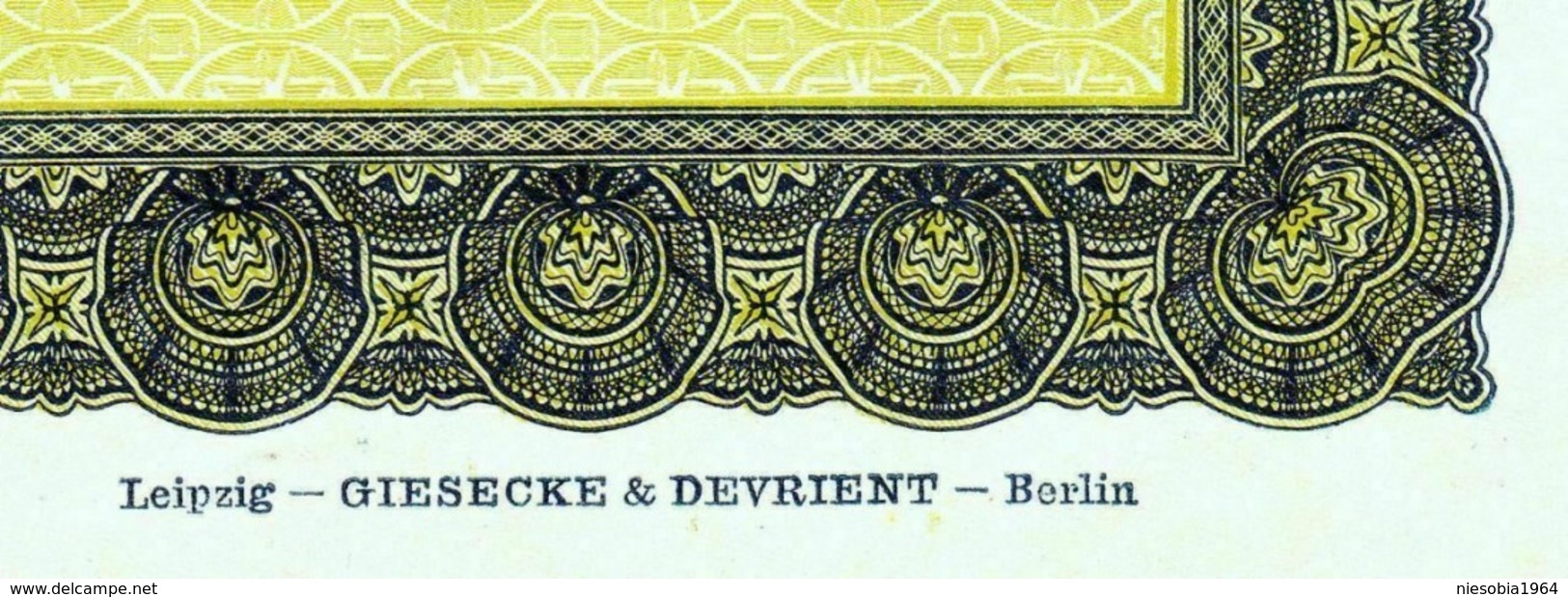 8% Hypothekenpfandbrief 1000 Gold Mark - Berlin 1924 - Weimar Republic Nr 0322 - Vintage Germany stock bond
