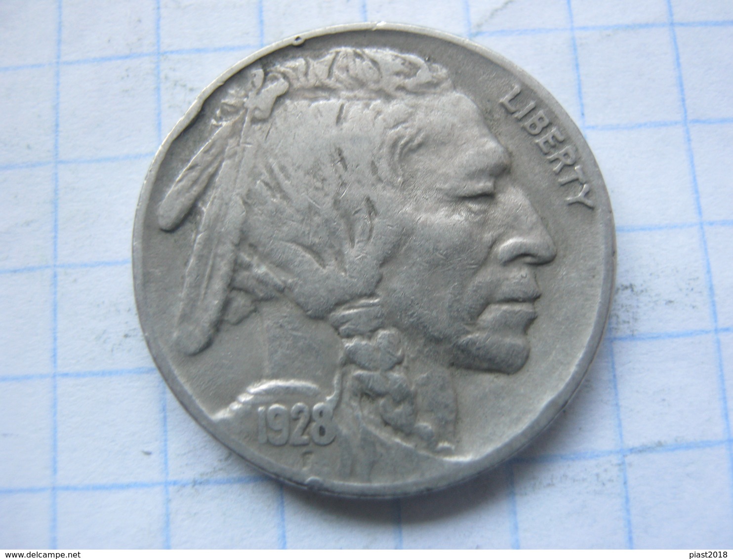 United States , 5 Cents 1928 - 1913-1938: Buffalo