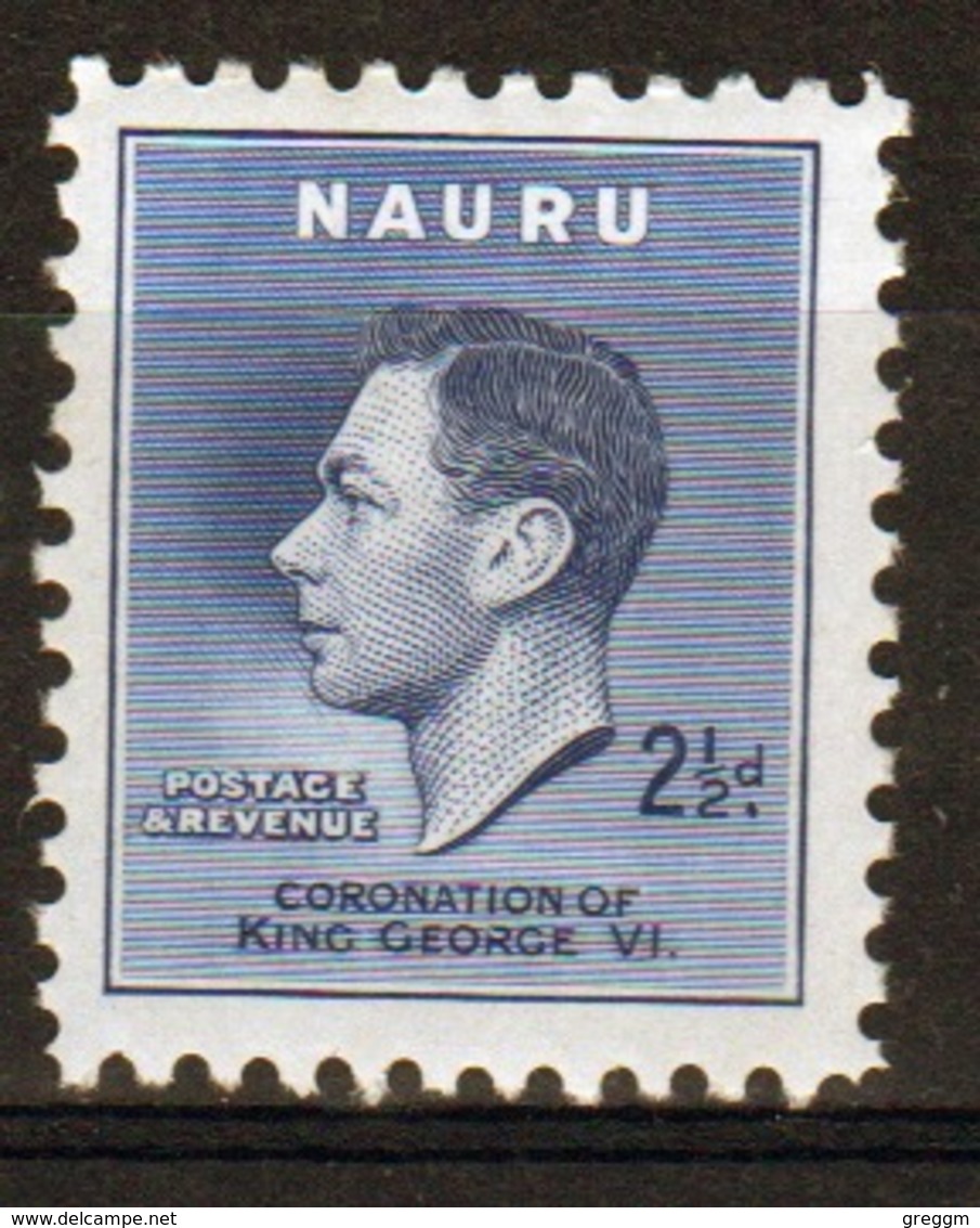 Nauru Single 2½d Stamp From 1937 Coronation Set. - Nauru