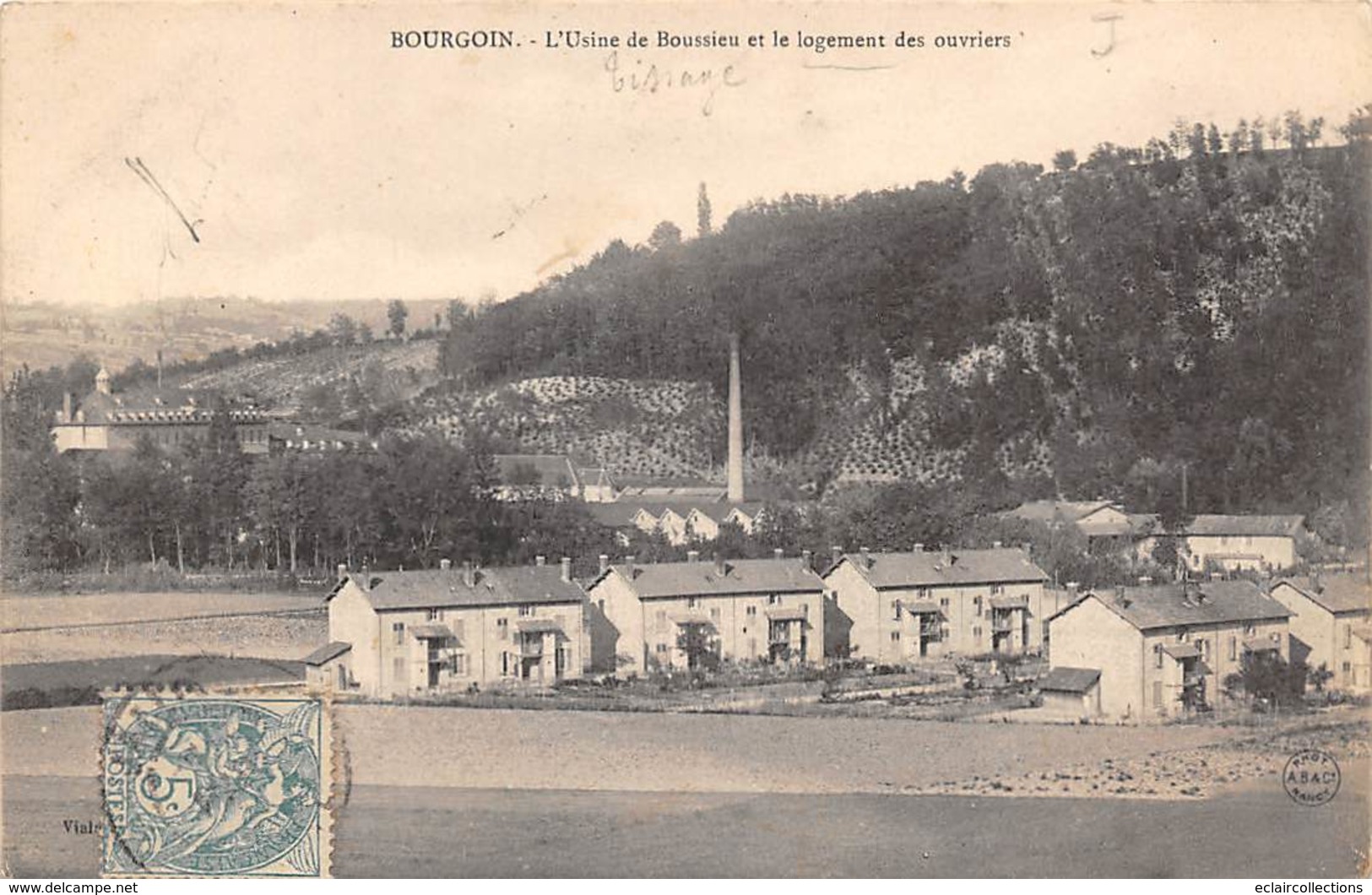 Bourgoin        38        Usine De Boussieu.  Tissage  Et Logements Ouvriers     (voir Scan) - Bourgoin