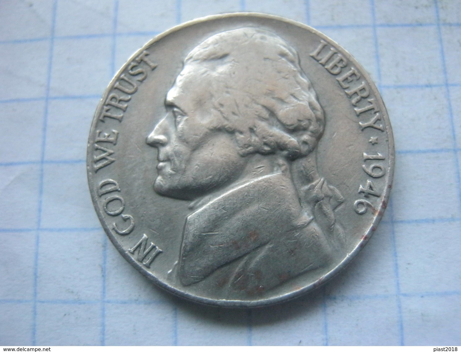 United States , 5 Cents 1946 - 1938-…: Jefferson