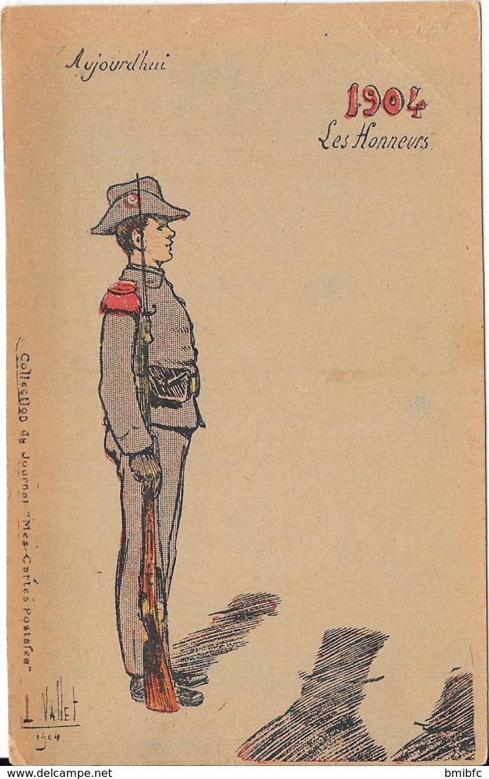 Thème Militaire - Auourd'hui - 1904 Les Honneurs - Vallet, L.