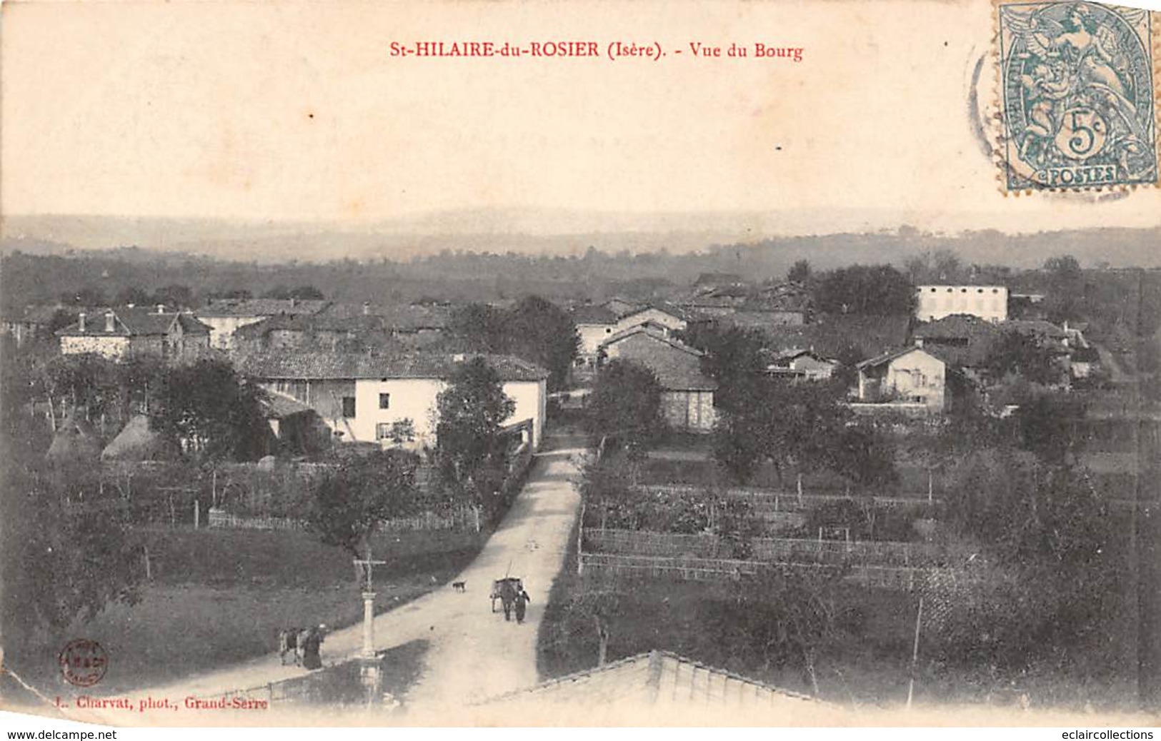 Saint Hilaire Du Rosier         38         Vue Du Bourg      (voir Scan) - Other & Unclassified