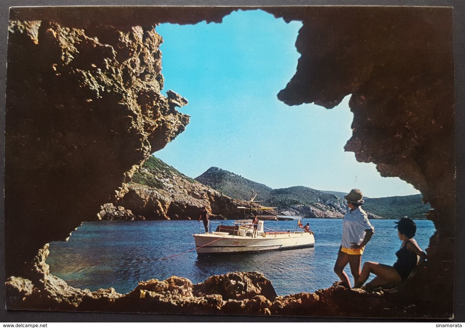 Spain - Isla De Cabrera. Baleares. Cueva De La Cala De Santa Maria - Cabrera