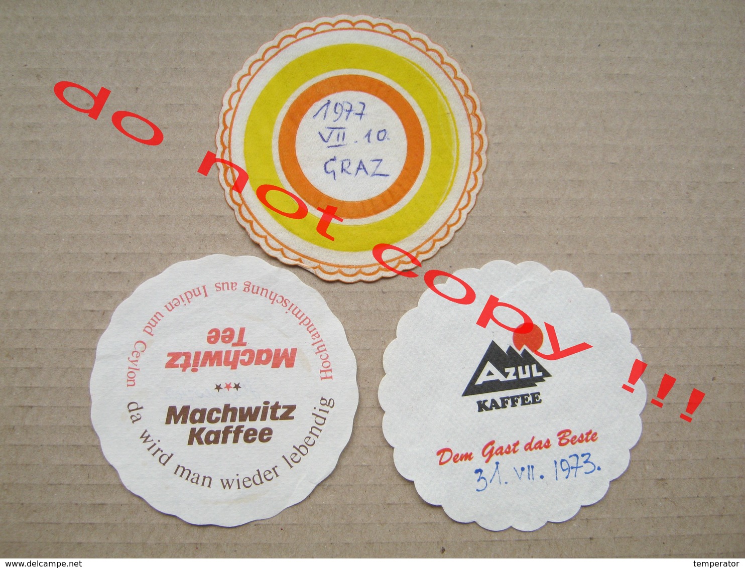 Azul Kaffee, Machwitz Kaffee, ... ( 1973, 1973, 1977 ) - Café & Thé