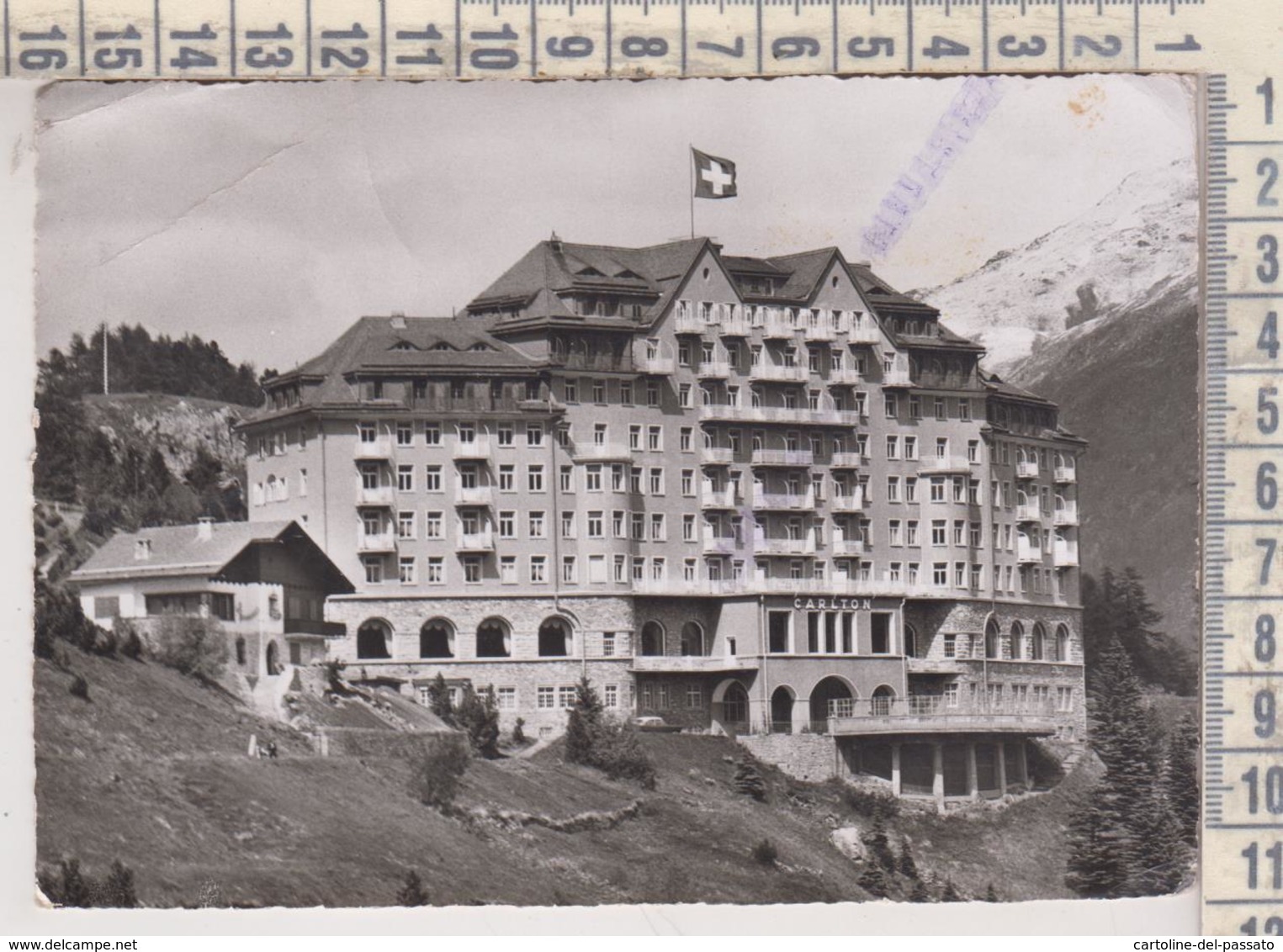 St. Moritz  Engadin  Carlton Hotel Vg  1956  Pieghine - Sankt Moritz