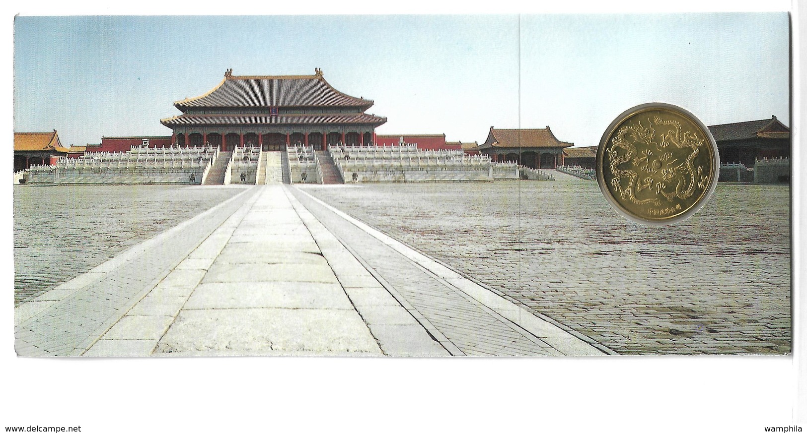 Chine Entiers Postaux.Palais Imperial De Pekin Avec Medaille Commémorative.(2 Env. Avec Variétés) - Postcards