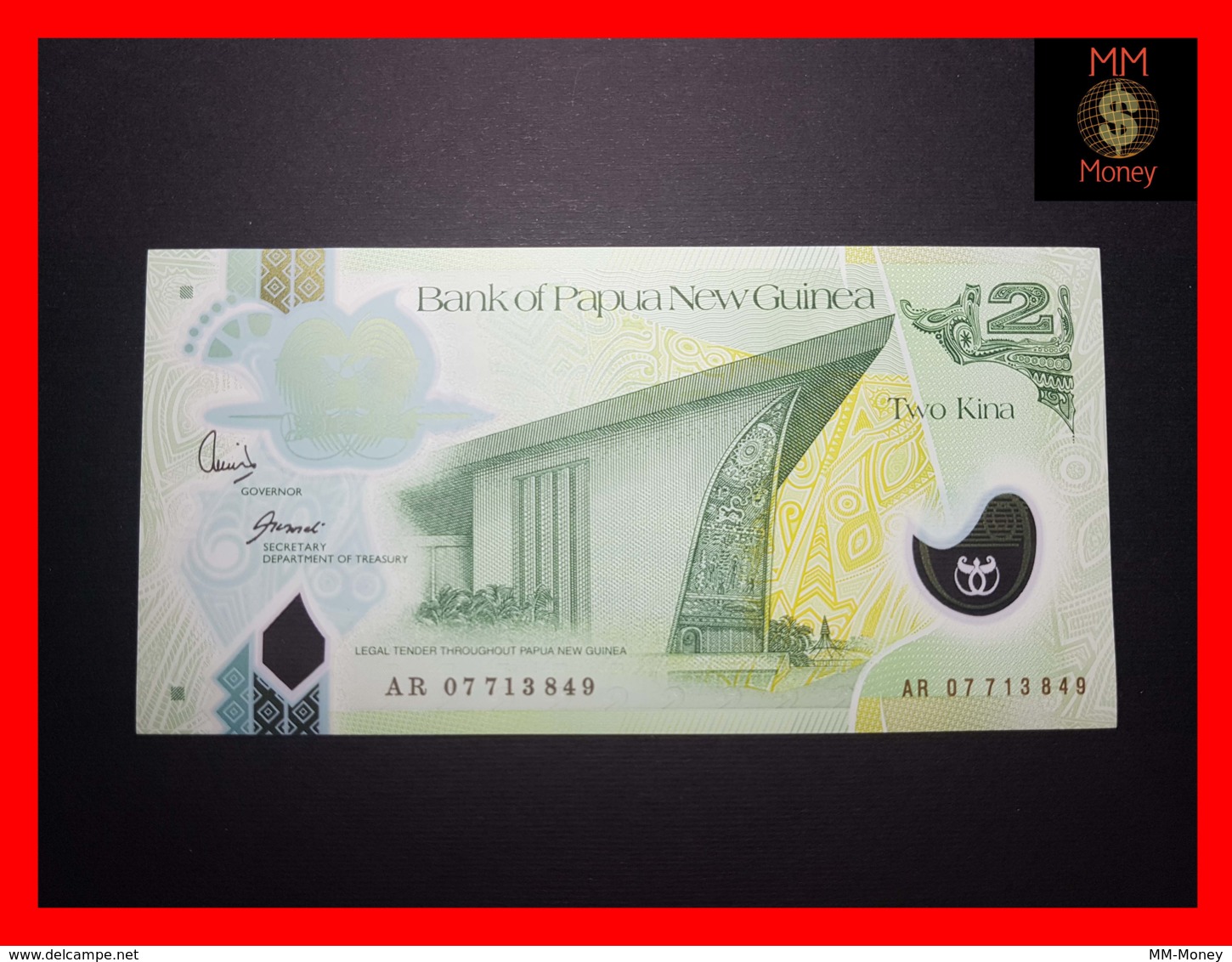 PAPUA NEW GUINEA 2 Kina  2007  P. 28 A  POLYMER UNC - Papouasie-Nouvelle-Guinée