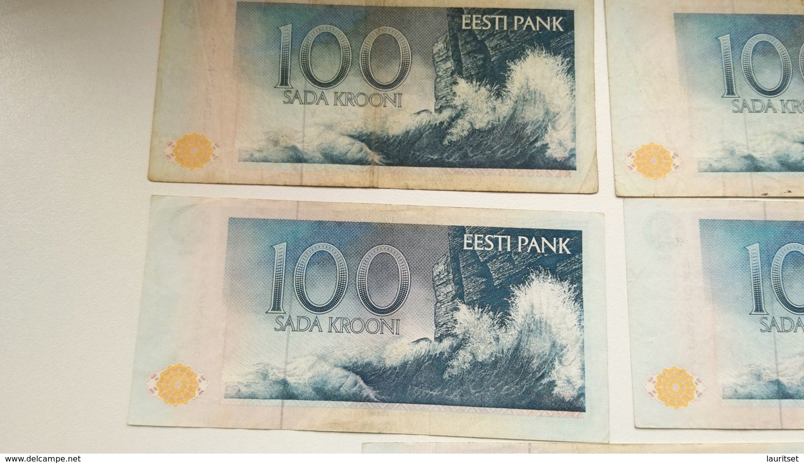 Estland Estonia 100 Krooni 1992 Banknote Different Series AL & AM & AN & AP & AQ - Estland