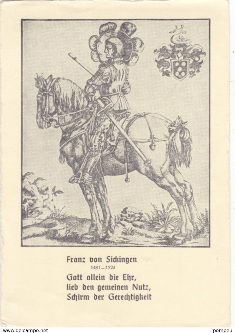 QF - FRANZ Von SICKINGEN - German Knight Of The Reformation Period - Politicians & Soldiers