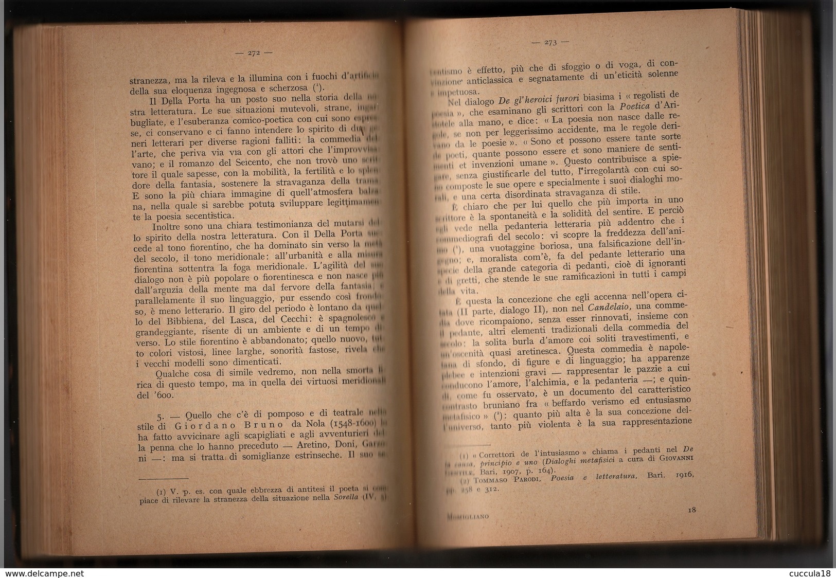 STORIA DELLA LETTERATURA ITALIANA - Libri Antichi