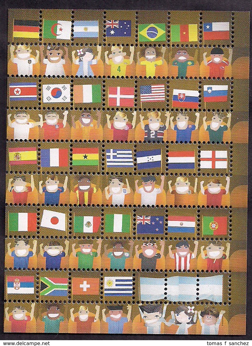 Argentina - 2010 - Coupe Du Monde De Football 2010 - Unused Stamps