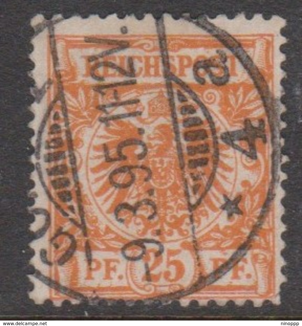 Germany Scott 50 1889-1900  25 Pf Orange,used - Usati