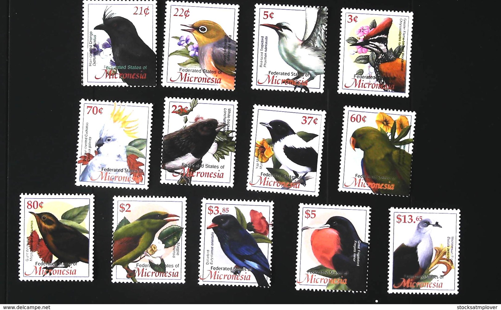 Micronesia 2002 Fauna Birds Definitive SCOTT No.525-537 , I202005 - Micronésie